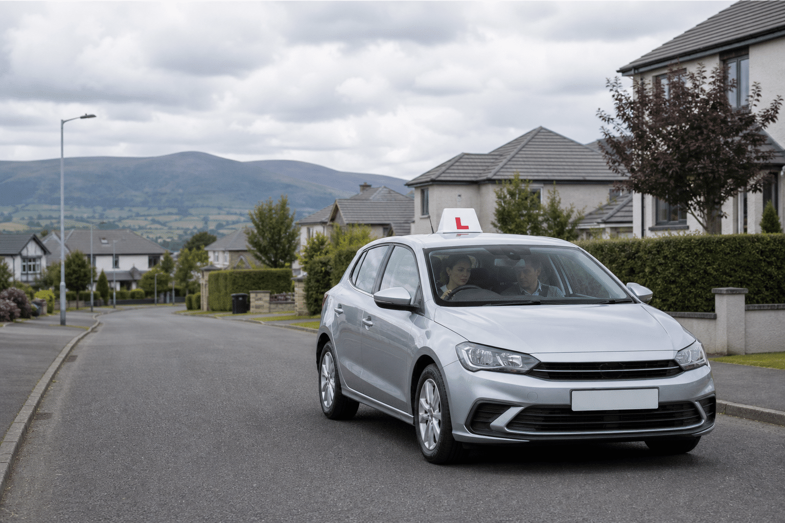 Automatic driving lesson in a learner car
