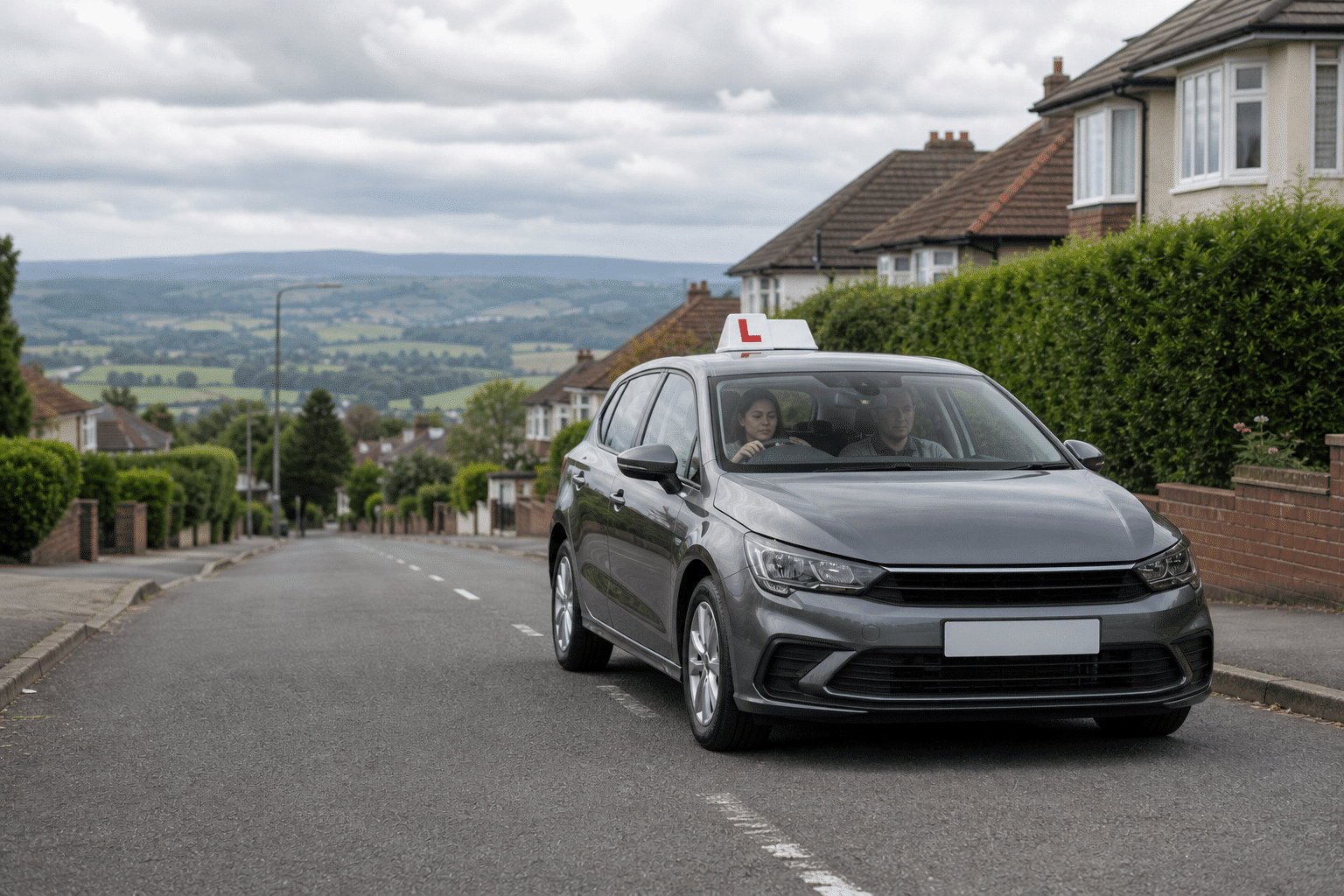 Driving courses in Newtownards: manual driving lesson in a learner car